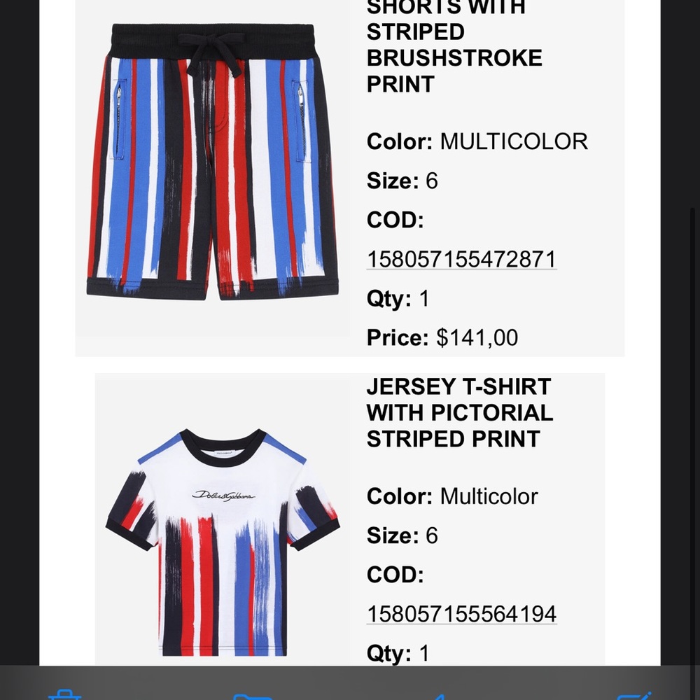Kids Dolce&Gabana Set